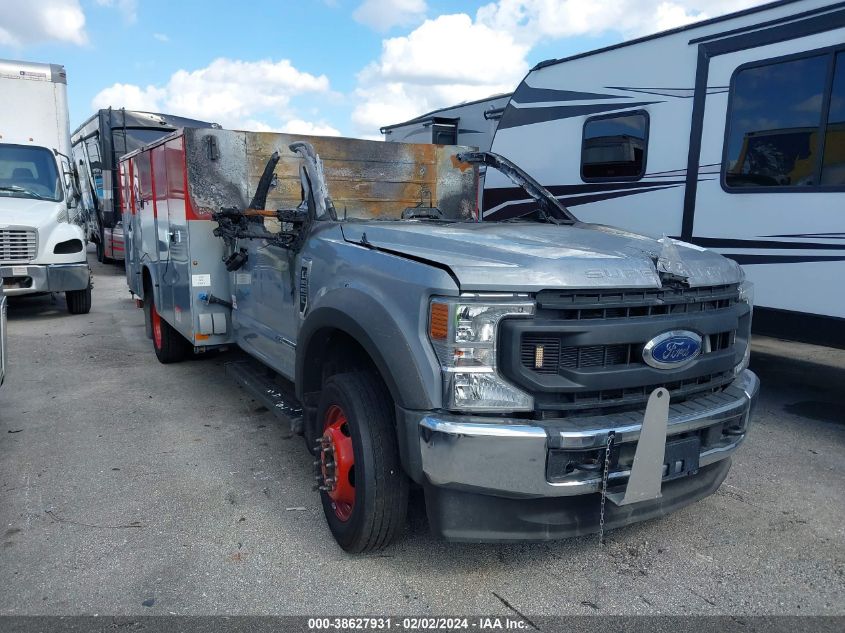 1FDUF5GT3ND****** 2022 Ford Chassis Cab F-550 XL