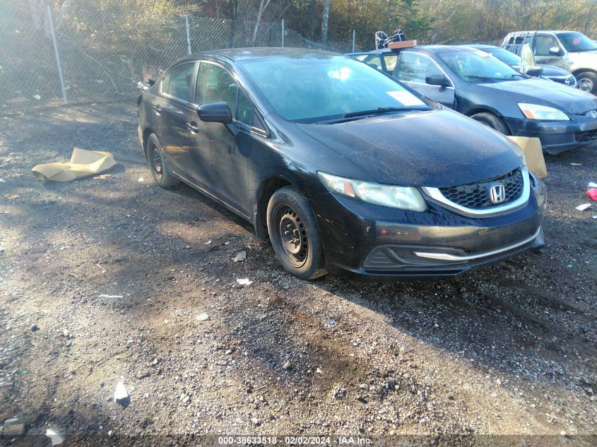 19XFB2F51EE****** Salvage and Wrecked 2014 Honda Civic in AL - Bessemer