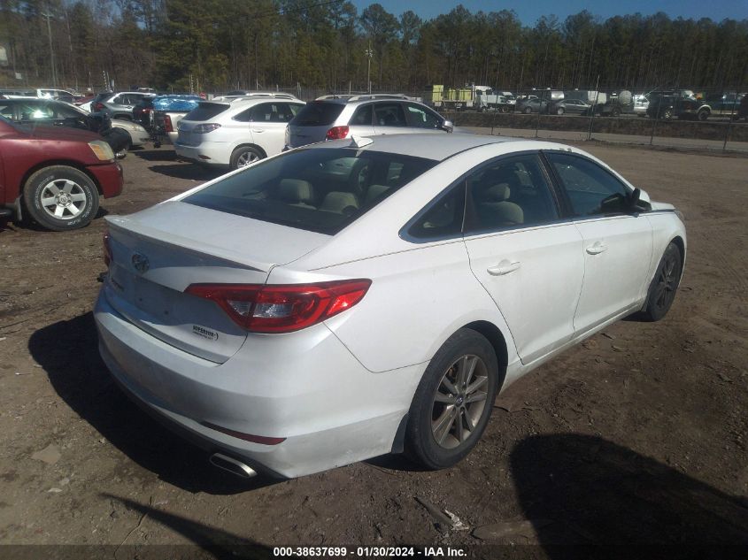 5NPE24AF8HH****** Salvage and Wrecked 2017 Hyundai Sonata in Alabama State