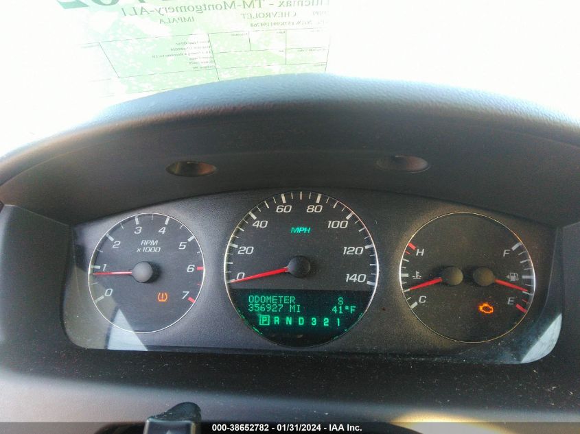 2G1WT57K991****** Salvage 2009 Chevrolet Impala in AL - Bessemer