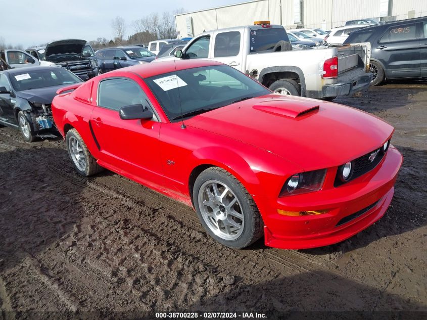 1ZVFT82H675****** 2007 Ford Mustang GT Deluxe