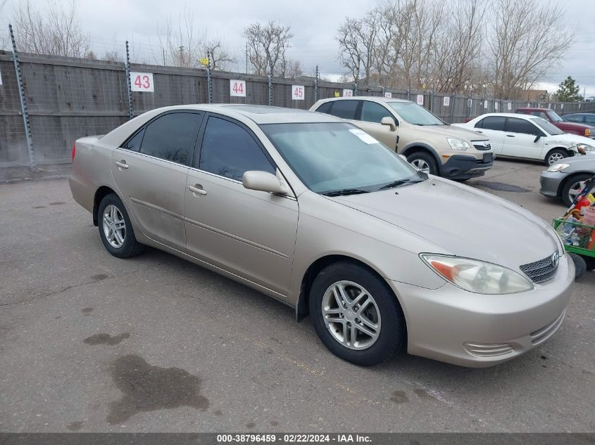 4T1BF30K13U****** 2003 Toyota Camry LE
