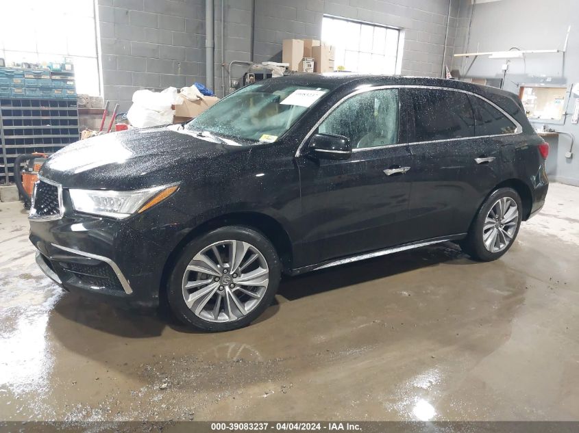 2018 ACURA MDX TECHNOLOGY PACKAGE   ACURAWATCH PLUS PKG 5J8YD4H52JL013817