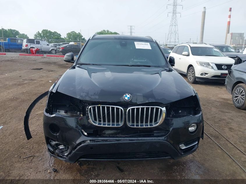 2017 BMW X3 xDrive28I VIN: 5UXWX9C30H0W77558 Lot: 39356466