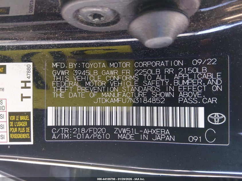 TOYOTA PRIUS - zdjęcie 9