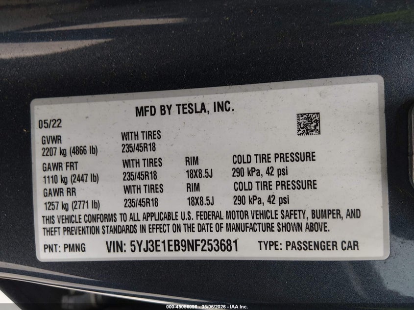 TESLA MODEL 3 - zdjęcie 9