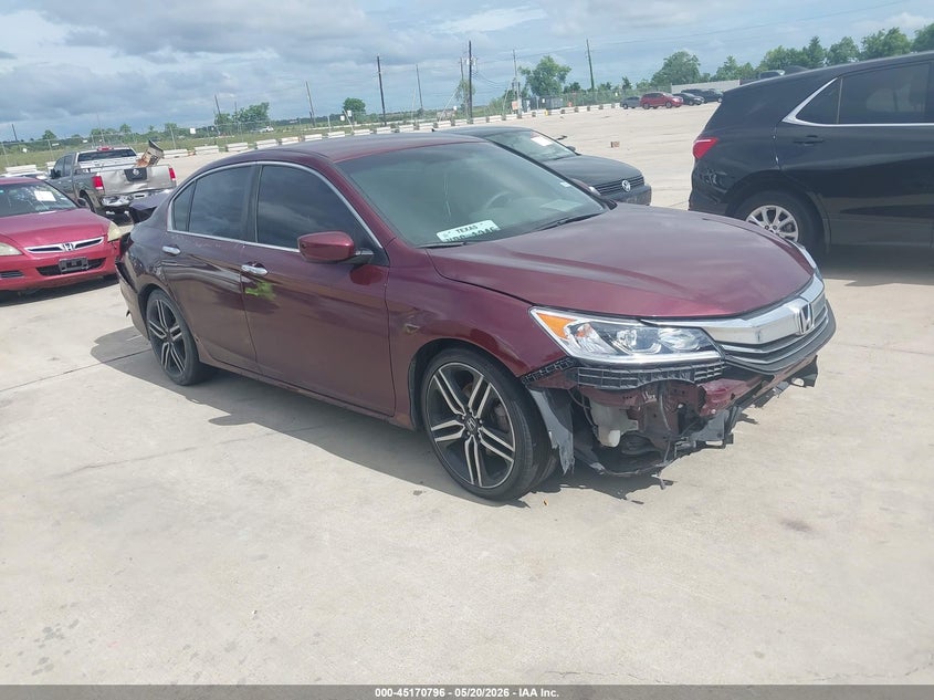 2016 Honda Accord Sport VIN 1HGCR2F54GA040900