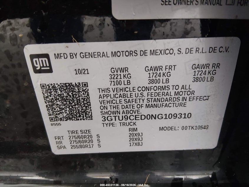 GMC SIERRA 1500 LIMITED - zdjęcie 9