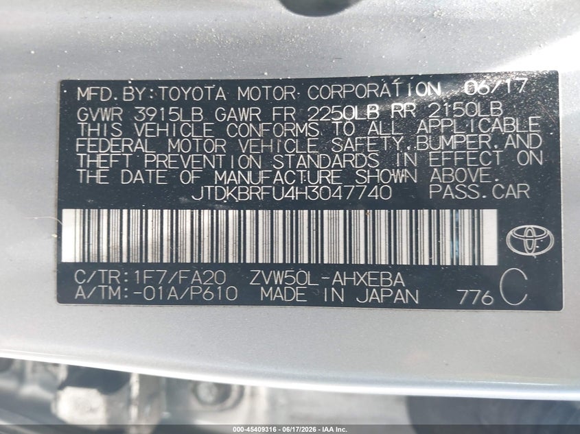 TOYOTA PRIUS - zdjęcie 9