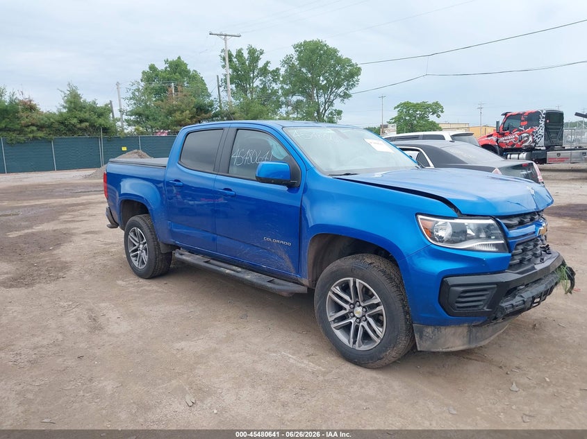 2022 Chevrolet Colorado 2wd Short Box Wt VIN 1GCGSBEN0N1108077