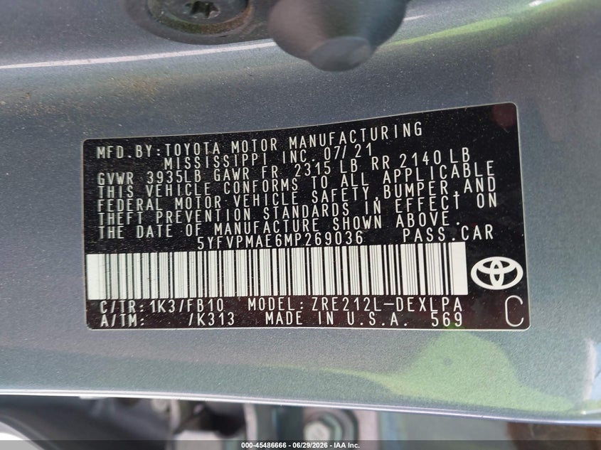 TOYOTA COROLLA - zdjęcie 9
