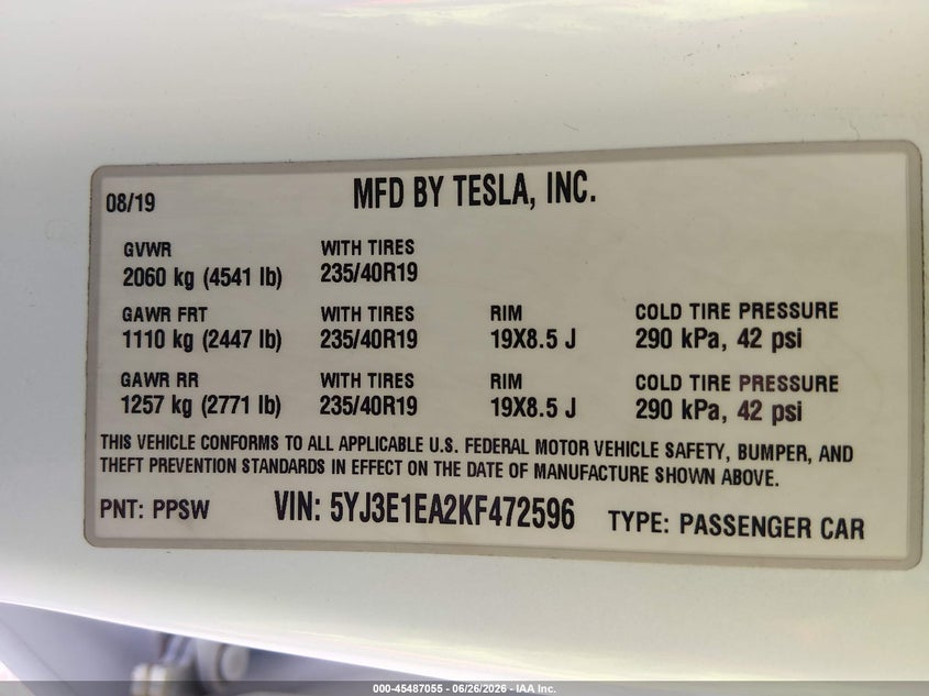 TESLA MODEL 3 - zdjęcie 8
