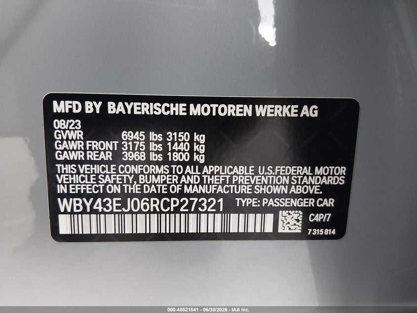 BMW I7 - zdjęcie 9