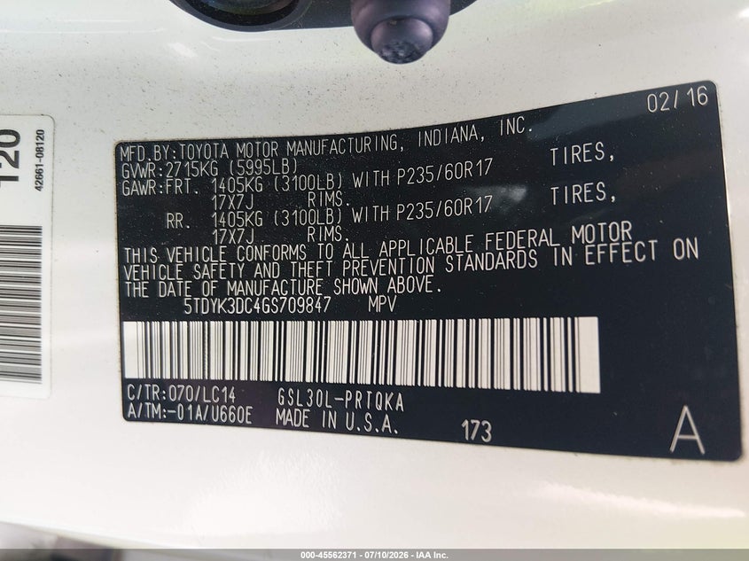 TOYOTA SIENNA - zdjęcie 9