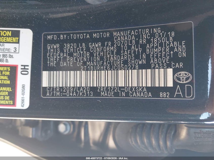 TOYOTA COROLLA - zdjęcie 9