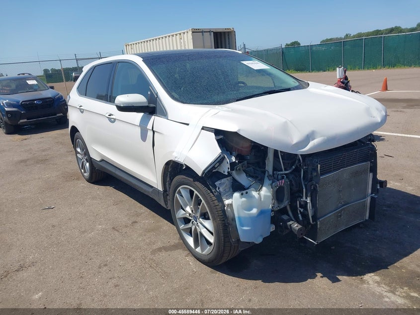 2017 Ford Edge Titanium VIN 2FMPK3K83HBC09848