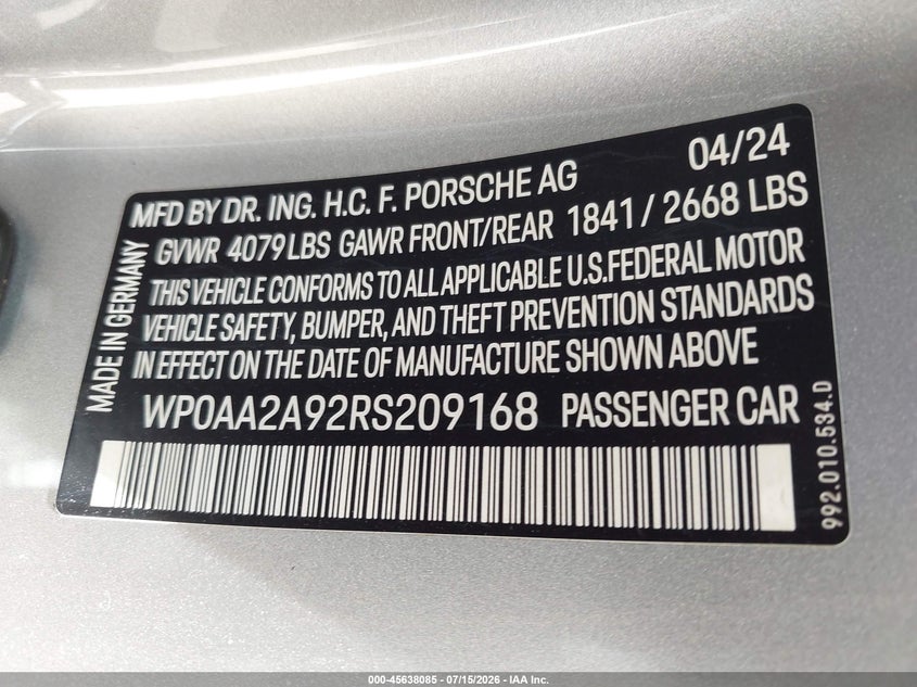 PORSCHE 911 - zdjęcie 9