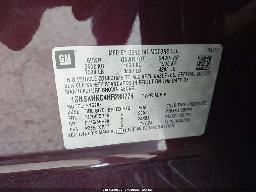 CHEVROLET SUBURBAN - zdjecie 9