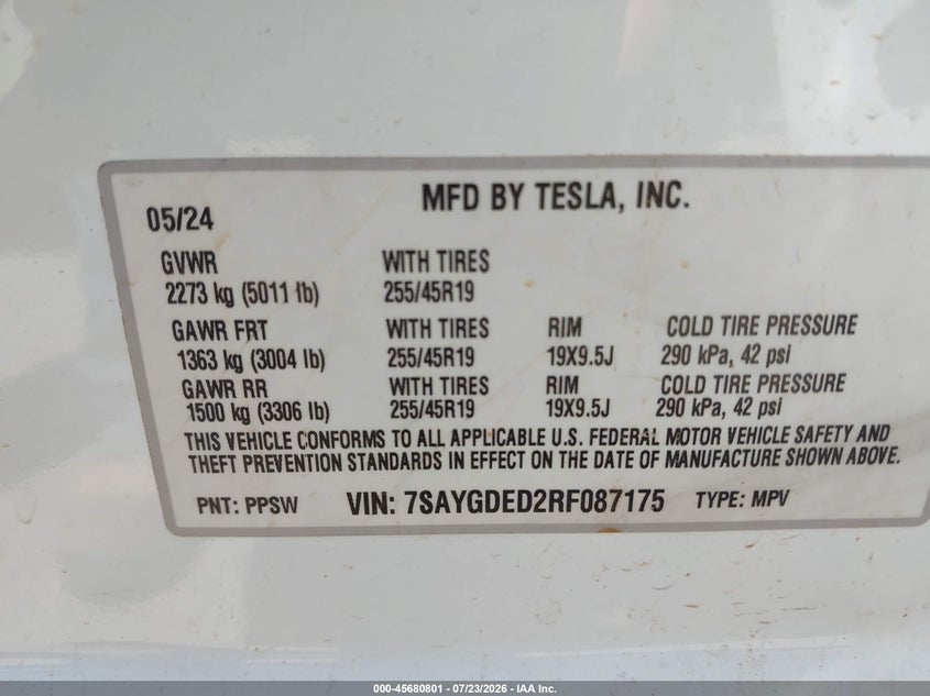 TESLA MODEL Y - zdjęcie 9