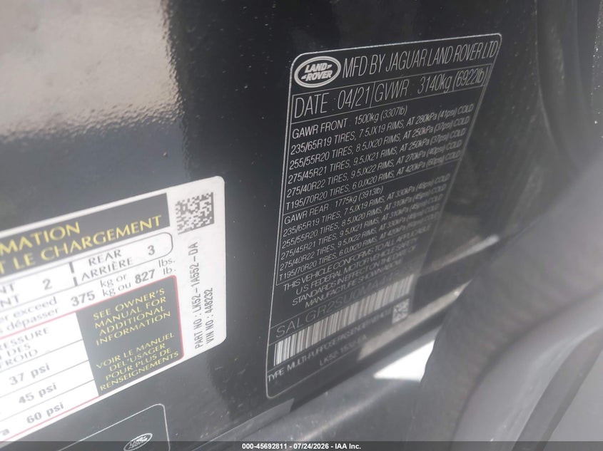 LAND ROVER RANGE ROVER - zdjęcie 9