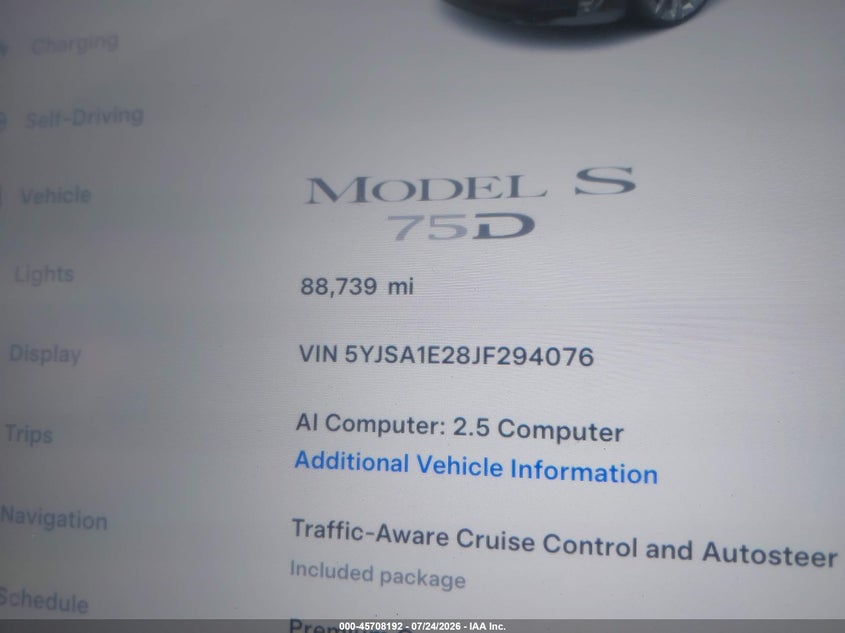 TESLA MODEL S - zdjęcie 7