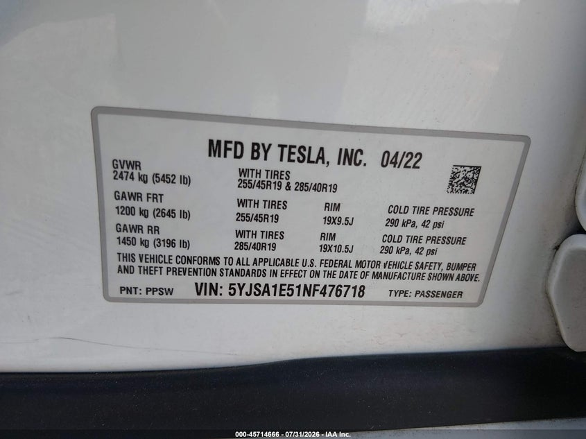 TESLA MODEL S - zdjęcie 9