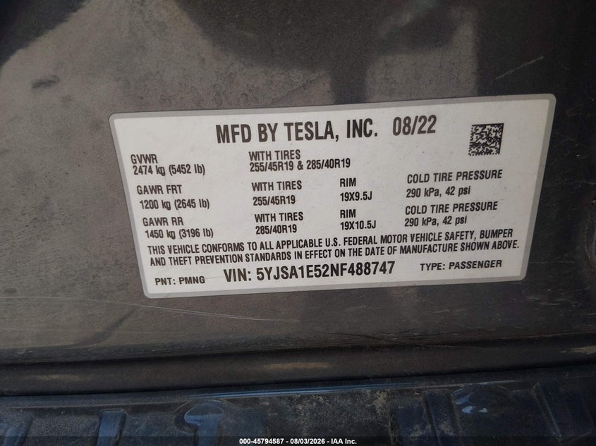 TESLA MODEL S - zdjęcie 9