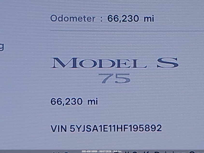 TESLA MODEL S - zdjęcie 15