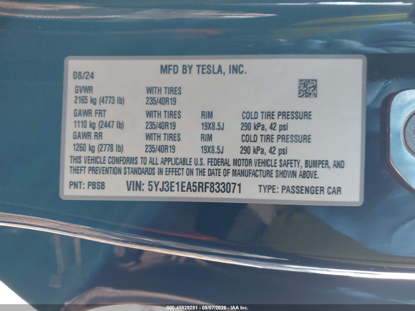 TESLA MODEL 3 - zdjęcie 9