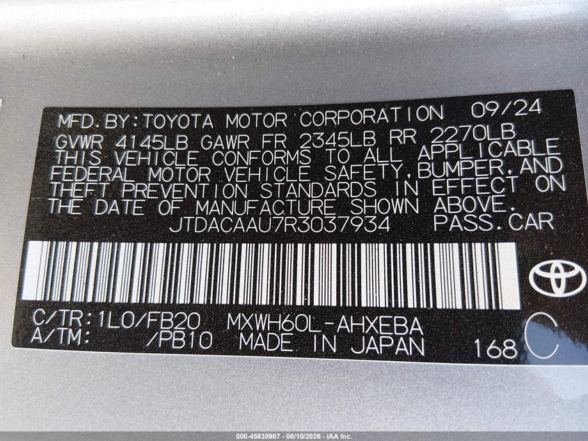 TOYOTA PRIUS - zdjęcie 9