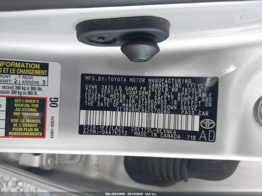 TOYOTA COROLLA - zdjęcie 9