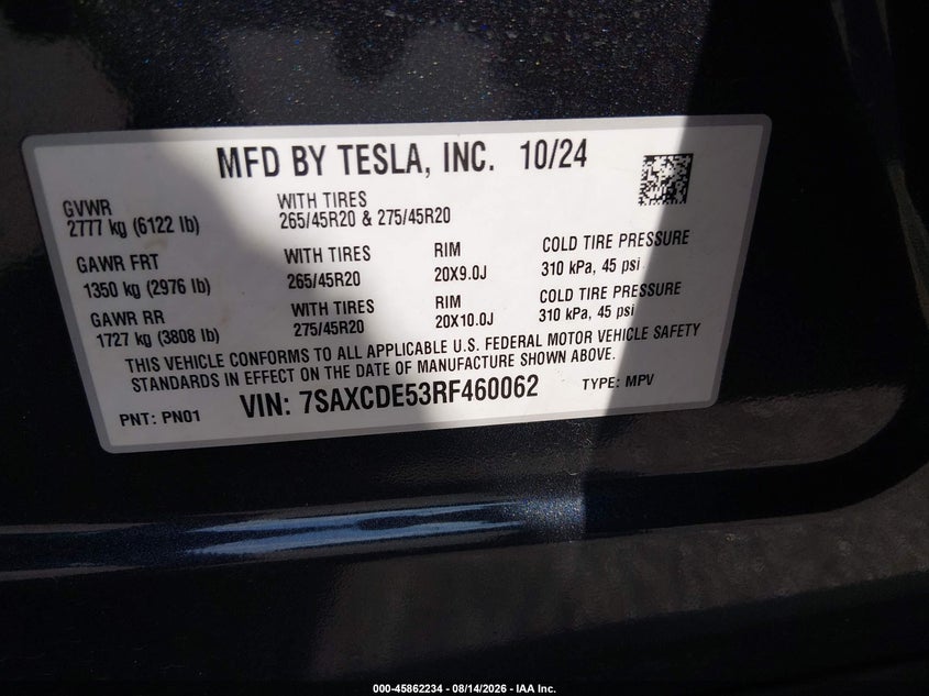 TESLA MODEL X - zdjęcie 9