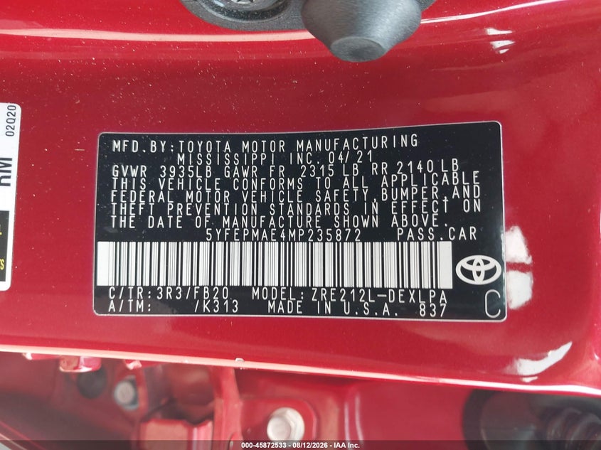 TOYOTA COROLLA - zdjęcie 9