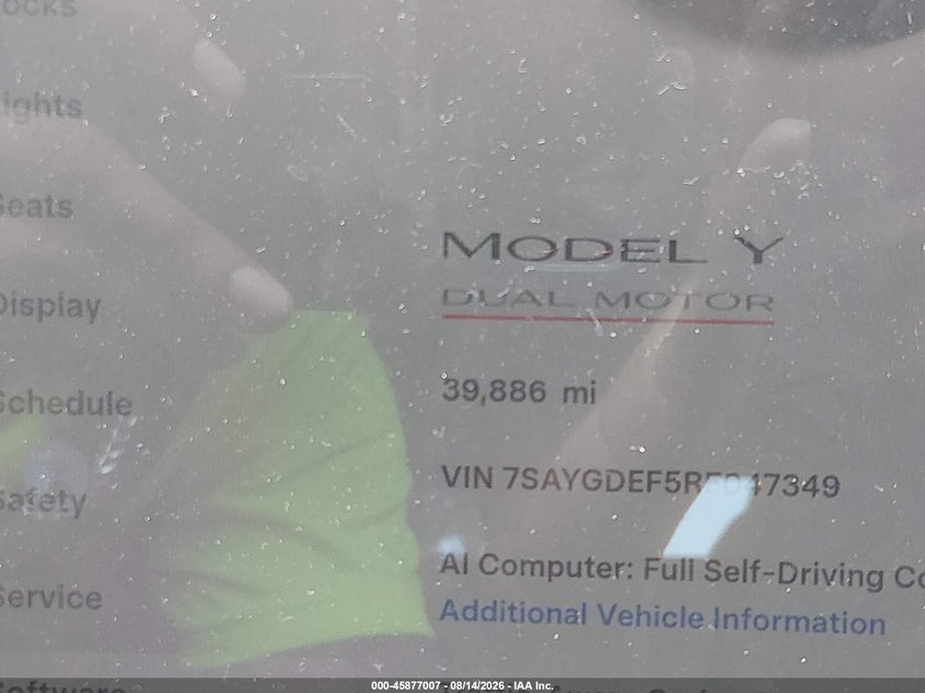TESLA MODEL Y - zdjęcie 13