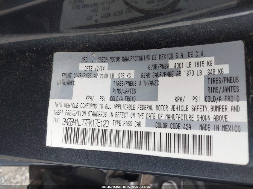 MAZDA MAZDA3 - zdjęcie 9