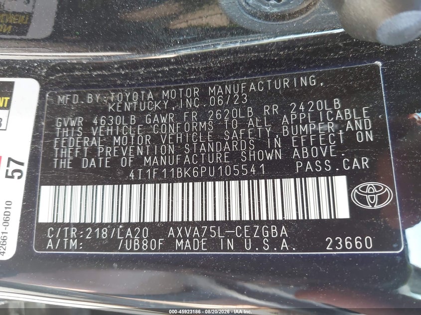 TOYOTA CAMRY - zdjęcie 9