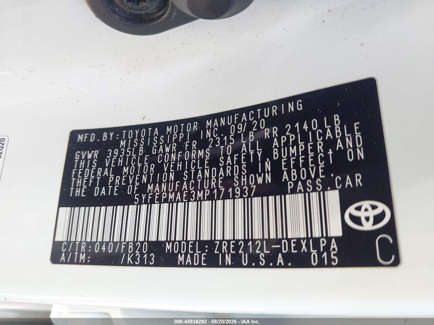 TOYOTA COROLLA - zdjęcie 9