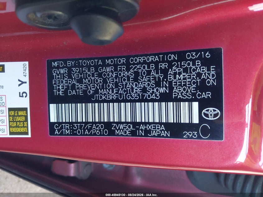 TOYOTA PRIUS - zdjęcie 9