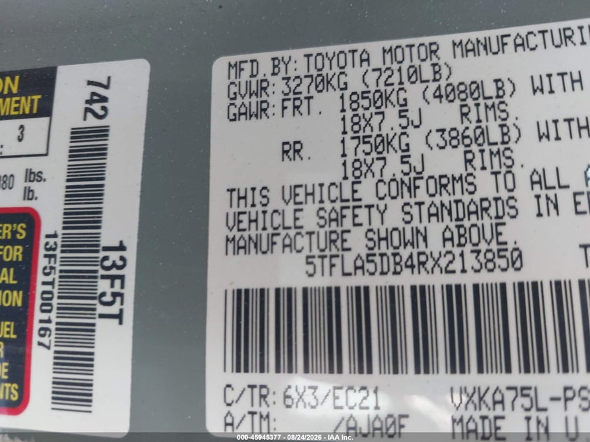 TOYOTA TUNDRA - zdjęcie 9
