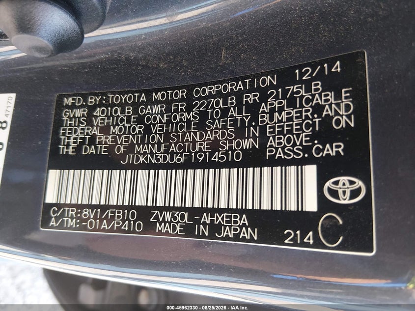 TOYOTA PRIUS - zdjęcie 9