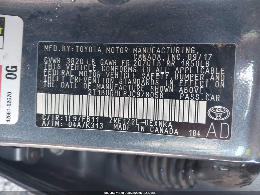 TOYOTA COROLLA - zdjęcie 9