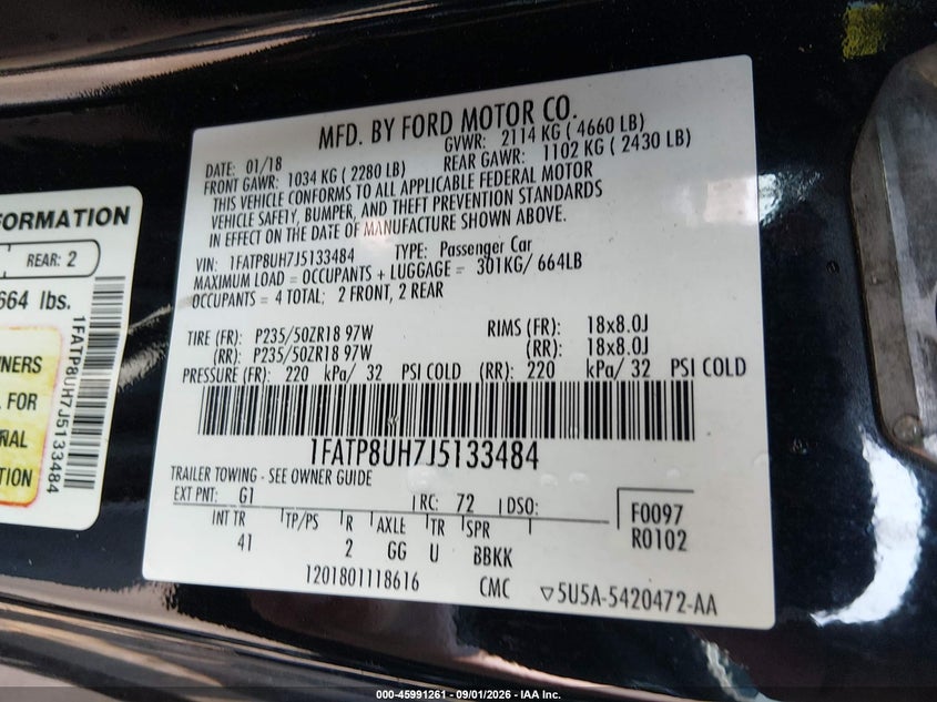 FORD MUSTANG - zdjęcie 9