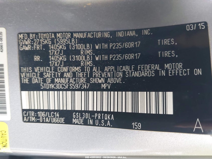 TOYOTA SIENNA - zdjęcie 9