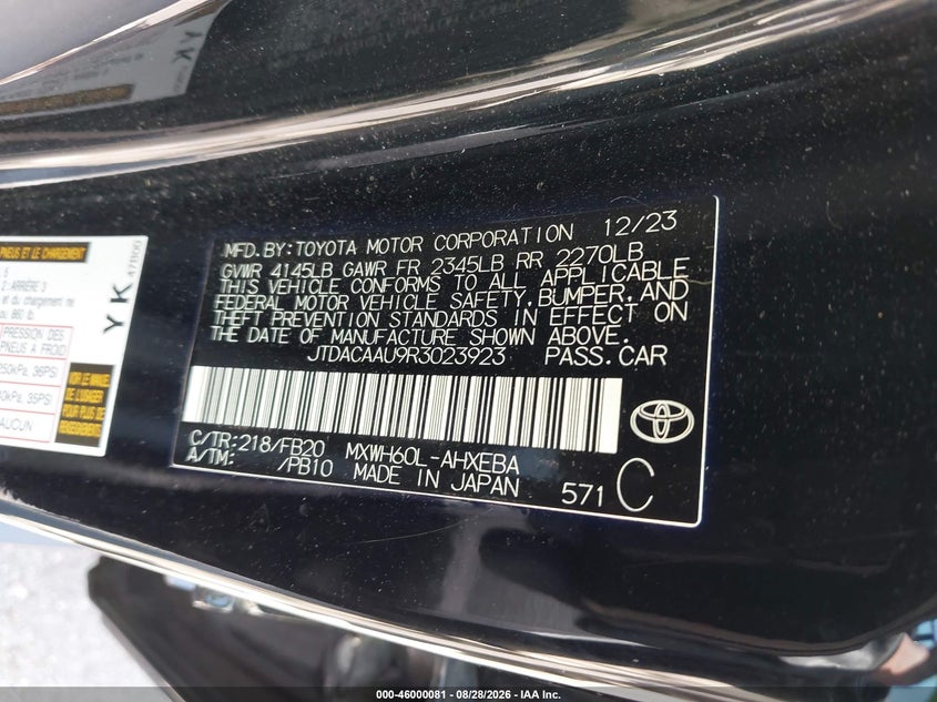 TOYOTA PRIUS - zdjęcie 9