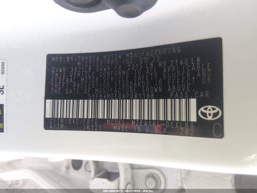 TOYOTA COROLLA - zdjęcie 9