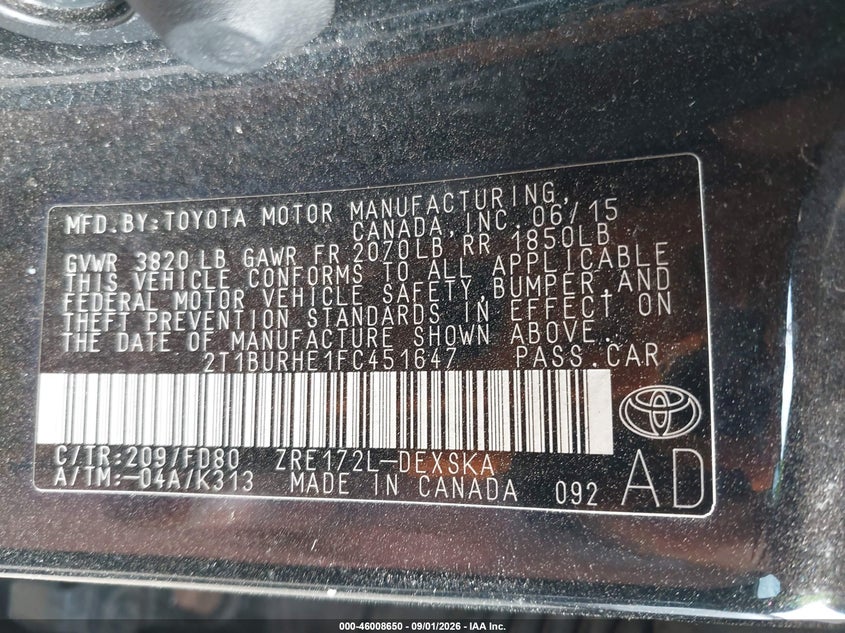 TOYOTA COROLLA - zdjęcie 9