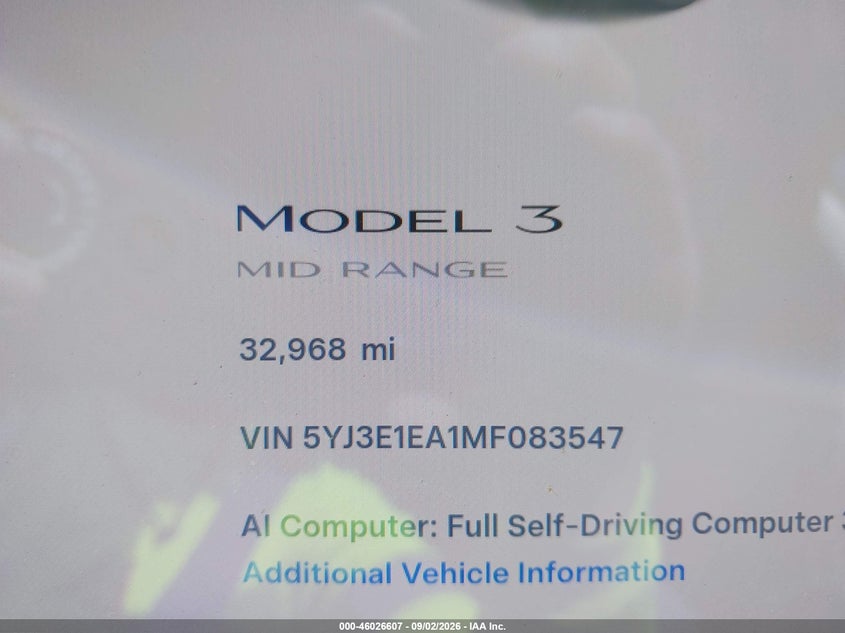 TESLA MODEL 3 - zdjęcie 15