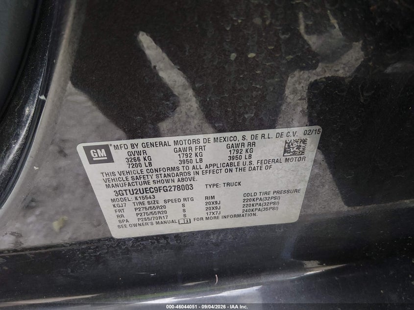 GMC SIERRA 1500 - zdjęcie 9
