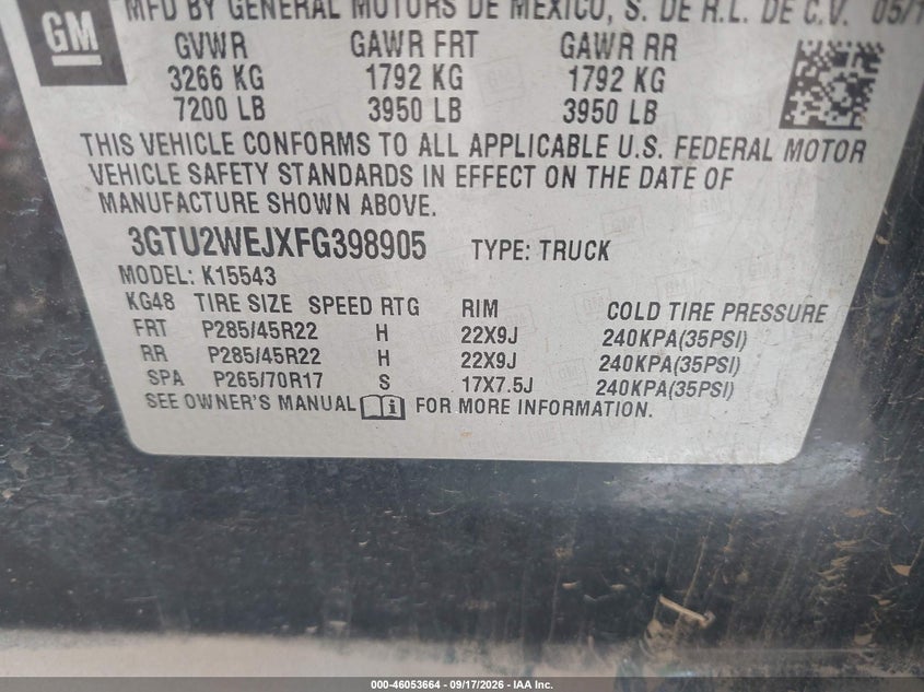 GMC SIERRA 1500 - zdjęcie 9