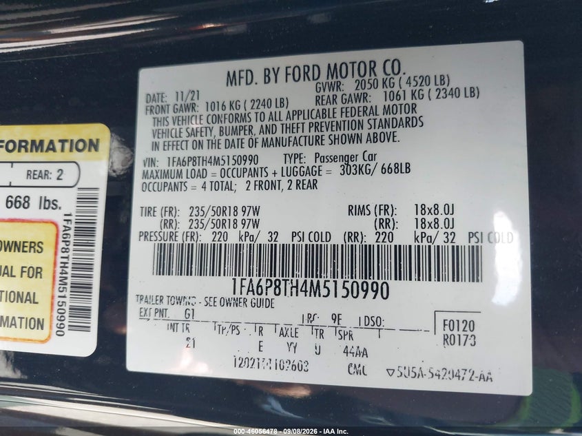 FORD MUSTANG - zdjęcie 9